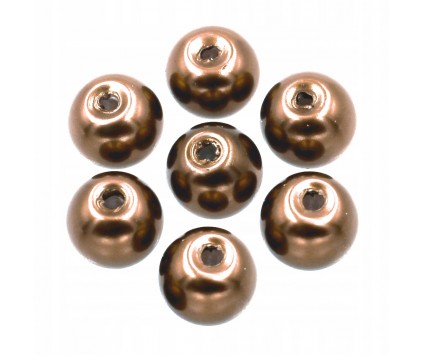 52 KORALIKI SZKLANE PERŁY PERŁA KULE 8mm 20szt
