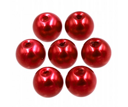 51 KORALIKI SZKLANE PERŁY PERŁA KULE 8mm 20szt