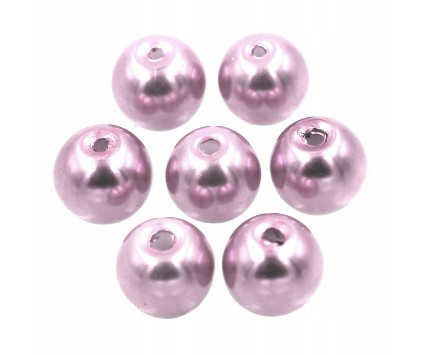 44 KORALIKI SZKLANE PERŁY PERŁA KULE 8mm 20szt