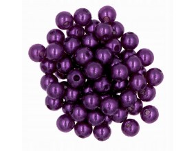 Koraliki PERŁA PERŁY PEREŁKI akryl 6mm 50szt