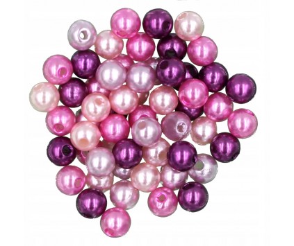 Koraliki PERŁA PERŁY PEREŁKI akrylowe 6mm 100szt