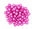 Koraliki PERŁA PERŁY PEREŁKI akryl 6mm 50szt Róż