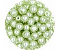 PERŁA PERŁY PEREŁKI SZKLANE 6mm zielony j. 30sztuk