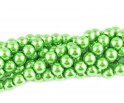 PERŁY SZKLANE PERŁA SZNUR 8mm koraliki 55 szt.