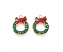 ZAWIESZKA EMALIOWANA CHARMS WIANEK WIENIEC ŚWIĘTA OZDOBY WISIOREK 2szt