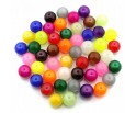 KORALIKI SZKLANE JADEITOWE 8mm MIX 50SZT KULA HURT