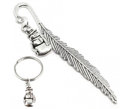 ZAKŁADKA DO ZESZYTU KSIĄŻKI + BRELOK ŚWIĘTA MIKOŁAJKI PREZENT BAŁWANEK