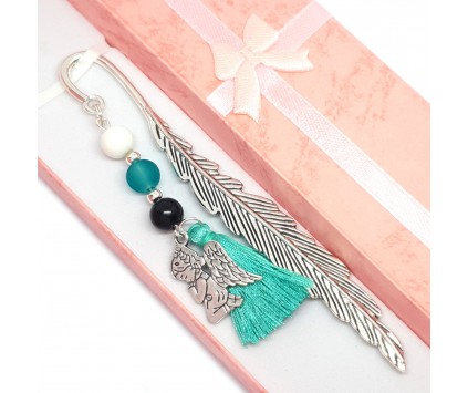 ZAKŁADKA DO KSIĄŻKI PREENT ŚWIĘTA MIKOŁAJKI WIGILIA KLASOWA ANIOŁ UPOMINEK