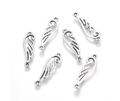 ŁĄCZNIK DO BRANSOLETEK BRANSOLETKI ŁAŃCUSZKA SKRZYDŁO 32x9mm 10 sztuk