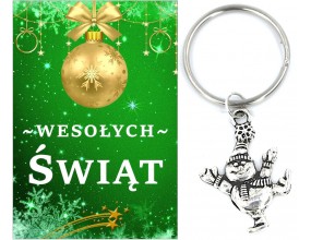 BRELOK BRELOCZEK BAŁWAN ŚWIĘTA MIKOŁAJKI PREZENT SZKOŁA WIGILIA KLASOWA