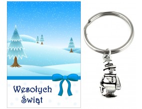 BRELOK BRELOCZEK BAŁWANEK ŚWIĘTA MIKOŁAJKI PREZENT SZKOŁA WIGILIA KLASOWA