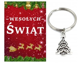 BRELOK BRELOCZEK CHOINKA ŚWIĘTA MIKOŁAJKI PREZENT SZKOŁA WIGILIA KLASOWA