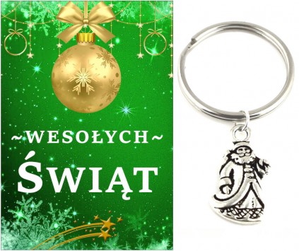 BRELOK BRELOCZEK MIKOŁAJ ŚWIĘTA MIKOŁAJKI PREZENT SZKOŁA WIGILIA KLASOWA
