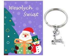 BRELOK BRELOCZEK RENIFER ŚWIĘTA MIKOŁAJKI PREZENT SZKOŁA WIGILIA KLASOWA