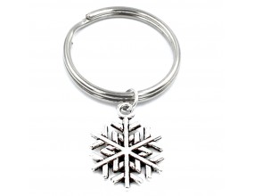 BRELOK BRELOCZEK ŚNIEŻYNKA ŚWIĘTA MIKOŁAJKI PREZENT UCZEŃ WIGILIA KLASOWA