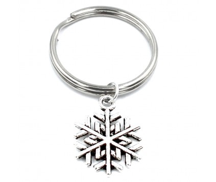 BRELOK BRELOCZEK ŚNIEŻYNKA ŚWIĘTA MIKOŁAJKI PREZENT UCZEŃ WIGILIA KLASOWA