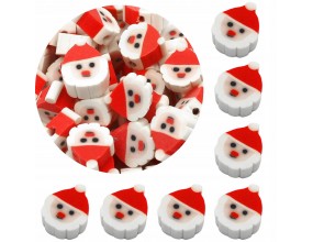 KORALIKI ŚWIETA ŚWIĄTECZNE FIMO POLIMEROWE MIKOŁAJ MIKOŁAJE 20szt