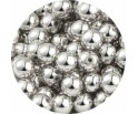 Koraliki Akryl. Srebrne 8mm Świąteczne Ozdoby Święta do Biżuterii 50 SZTUK
