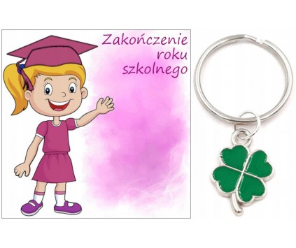 BRELOK KONICZYNKA NA SZCZĘŚCIE PREZENT PODZIĘKOWANIE DZIĘKUJĘ Matura