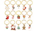 Breloki Breloczki Świąteczne Zestaw Brelok Święta Mikołaj Prezent Pudełko