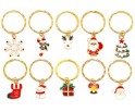 Breloki Breloczki Świąteczne Zestaw Brelok Święta Mikołaj Prezent Kartki 10
