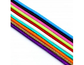SZNUREK JUBILERSKI POLIESTROWY POWLEKANY SNAKE MIX KOLORÓW 1,5mm 10 x 1m