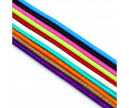 SZNUREK JUBILERSKI POLIESTROWY POWLEKANY SNAKE MIX KOLORÓW 1,5mm 10 x 1m