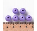 Koraliki Gładkie Klasyczne w Kształcie Kulki 10mm 20szt Akryl Fioletowe