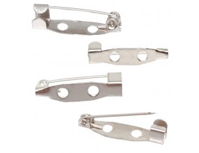 20szt KLASYCZNA PODSTAWA BAZA DO BROSZKI ZAPIĘCIE BROSZKA AGRAFKA 20mm