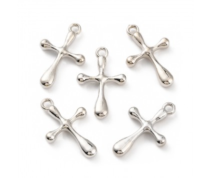 ZAWIESZKI MEDALIKI KRZYŻE KRZYŻYKI 35mm DO RÓŻAŃCA RÓZANIEC 5szt