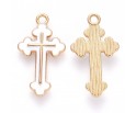 ZAWIESZKA MEDALIK WISIOREK KRZYŻ KRZYŻYK EMALIOWANY BIAŁY DO RÓŻAŃCA 1szt