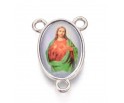ŁĄCZNIK DO RÓŻAŃCA ŚRODEK ROZDZIELACZ ZAWIESZKA JEZUS SERCE JEZUSA 1szt