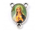 ŁĄCZNIK DO RÓŻAŃCA ROZDZIELACZ ZAWIESZKA MATKA BOSKA NIEPOKALANE SERCE 1szt