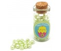 KORALIKI SZKLANE PERŁY PEREŁKI 4mm ZIELONE J. BUTELECZKA WIELKANOC 100szt
