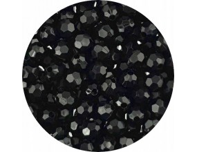 Koraliki Szlifowane Akrylowe Kulki Kuleczki 6mm Czarne 50szt