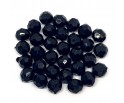 Koraliki Szlifowane Akrylowe Kulki Kuleczki 6mm Czarne 50szt