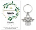 Podziękowanie dla gości ANIOŁEK KOMUNIA PERSONALIZACJA PAMIĄTKA ANIOŁ A14