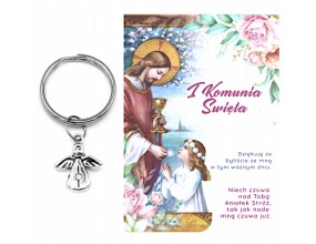 PODZIĘKOWANIE KOMUNIA ANIOŁ DLA GOŚCI BRELOK