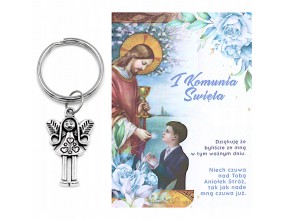 PODZIĘKOWANIE KOMUNIA ANIOŁ DLA GOŚCI BRELOK