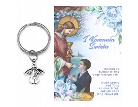 PODZIĘKOWANIE KOMUNIA ANIOŁ DLA GOŚCI BRELOK