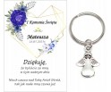 Podziękowanie dla gości brelok ANIOŁEK I KOMUNIA ŚWIĘTA IMIĘ PAMIĄTKA A22