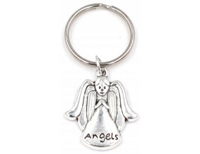 A6 Brelok Anioł Aniołek Podziękowanie Prezent Komunia Ślub Chrzest Rocznica