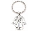 A6 Brelok Anioł Aniołek Podziękowanie Prezent Komunia Ślub Chrzest Rocznica