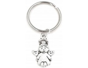 A8 Brelok Anioł Aniołek Podziękowanie Prezent Komunia Ślub Chrzest Rocznica