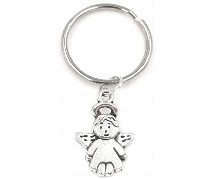 A8 Brelok Anioł Aniołek Podziękowanie Prezent Komunia Ślub Chrzest Rocznica