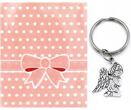 PODZIĘKOWANIE KOMUNIA ANIOŁ DLA GOŚCI BRELOK