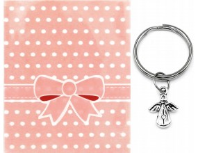 PODZIĘKOWANIE KOMUNIA ANIOŁ DLA GOŚCI BRELOK