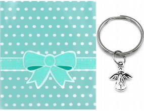 BRELOK ANIOŁ PODZIĘKOWANIE UPOMINEK KOMUNIA