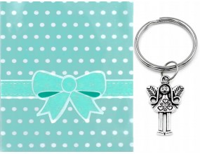 BRELOK ANIOŁ PODZIĘKOWANIE UPOMINEK KOMUNIA