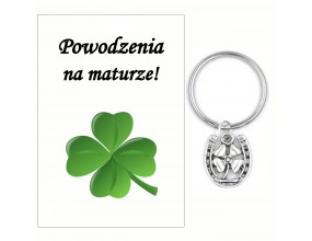 Brelok Breloczek dla Maturzysty Upominek Podkowa Powodzenia Matura Prezent